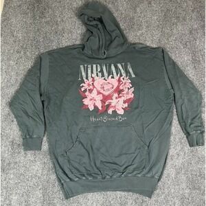 Daydreamer Gray Nirvana Heart Shaped Box Hoodies 100% Cotton Made in USA Size XS